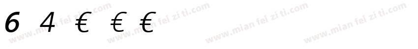 EuroComic Italic字体转换